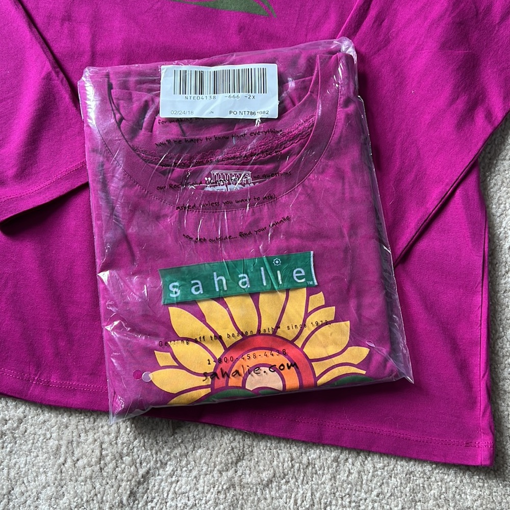 Sahalie Saturday Market long sleeve tee 2X - Picture 5 of 5